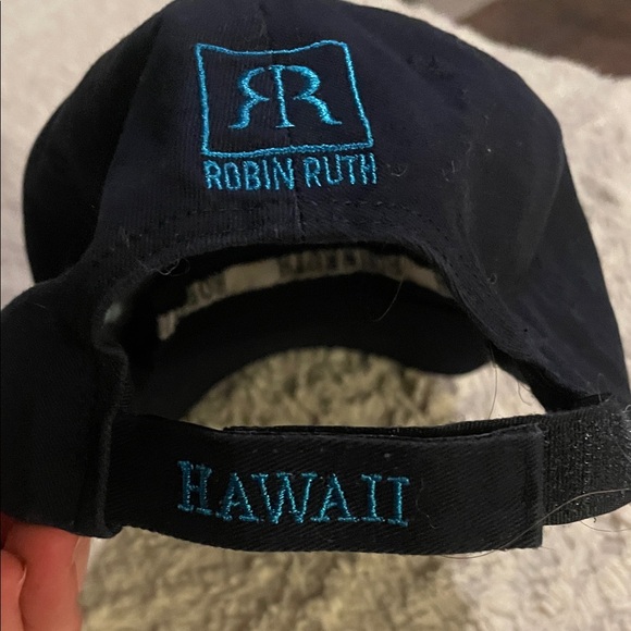 Robin Ruth Navy Blue Hawaii Cap - Picture 5 of 7